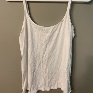 Lands’ End White Tank Top